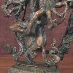 Vintage Nepalese Dancing Shiva | 12.5" x 9" x 3" | 4.3 kg | Green Patina | Traditional Himalayan Art | Sacred Hindu Sculpture | Jaipurio